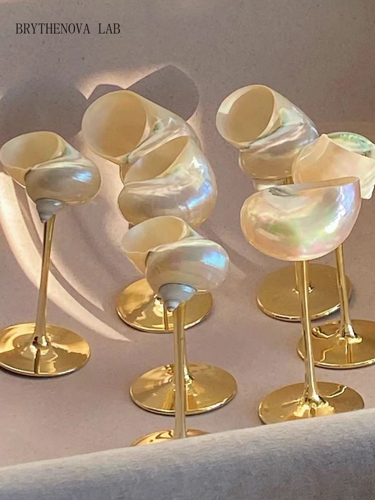 Crystal Wine Glass - AhunderJiaz Retro Kieliszki do Wina w