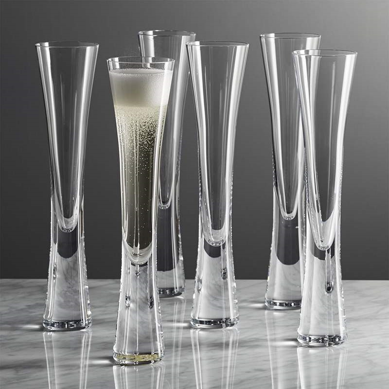 Bezramkowe kieliszki do szampa – Crystal Wine Glass recenzja i cena