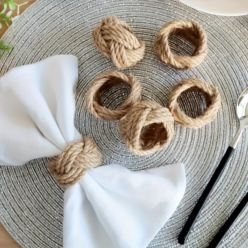 Zestaw 48 szt. lnianych pierśc – Linen Napkin Set recenzja i cena
