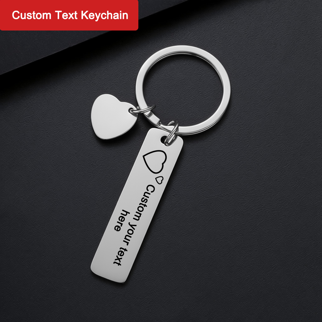 Breloczek z własnym tekstem, p – Personalized Engraved Gift recenzja i cena
