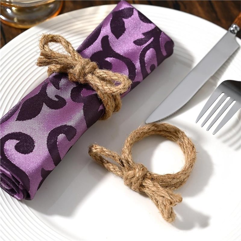 AAAN-12 szt. lnianych pleciony – Linen Napkin Set recenzja i cena